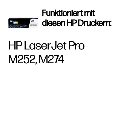 HP, HP H201AM Toner ma - HP No. 201A M, CF403A für z.B. HP Color LaserJet Pro MFP M 277 dw, HP Color LaserJet Pro M 252 dw