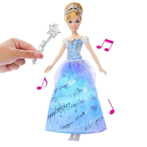 Mattel, Mattel - Disney Prinzessin Feature Light Up Cinderella, Multicolor