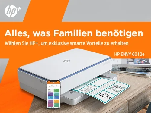 Hewlett Packard, HEWLETT PACKARD Envy 6010 All-in-One Drucker, Bluetooth® 5.0, Dual-Band WiFi, Drucken, Kopieren, Scannen, Wireless- und HP Smart App geeignet
