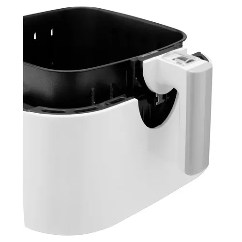 Medion, MEDION LIFE E40 XL Heißluftfritteuse MD 11740 weiß, 100 Rezepte in der Life+ App, ölfreies Frittieren, 9 Automatikprogramme, 5,2 L Korbvolumen