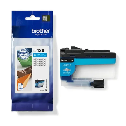 Brother, Brother B426 Druckerpatronen c - Brother LC426C für z.B. Brother MFCJ 4335 DW, Brother MFCJ 4340 DW, Brother MFCJ 4540 DW XL, Brother MFCJ 4535 DW