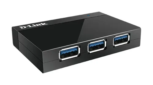 D-LINK, D-Link DUB-1340/E USB-Hub 4 Port USB-A USB 3.0 5 GBit/s Schwarz DUB-1340/E