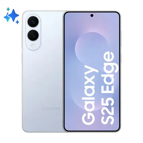 Samsung, Samsung Galaxy S25 Edge Titanium Icyblue 256 GB Smartphone 256 GB – eisblau