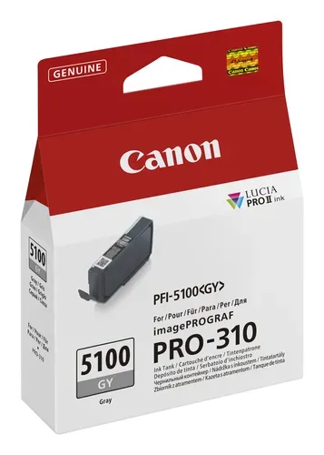 Canon, Canon C5100GY Druckerpatronen photo grau - Canon PFI-5100GY für z.B. Canon imagePROGRAF PRO -310