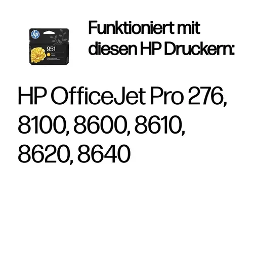 HP, HP 951 Yellow Druckerpatronen – Druckerpatronen/Tintenpatronen