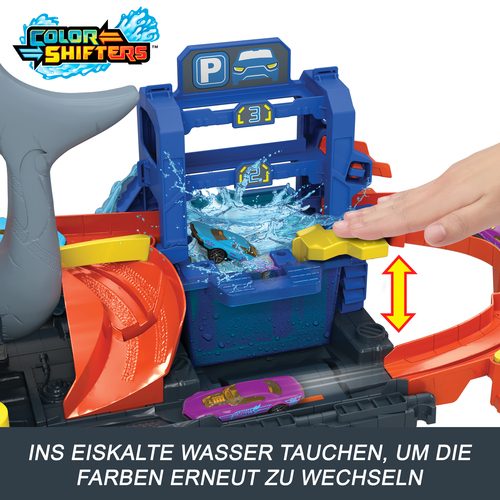 Mattel, Hot Wheels City Ultimative Hai Auto-Waschanlage
