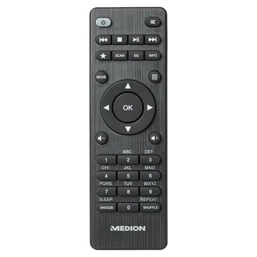 Medion, MEDION LIFE P85444 2.1 Internetradio titan, 8,1 cm (3,2'') TFT-Display, riesige Auswahl an Internet-Radiosendern & Podcasts, DAB+/UKW Radio (je 40 Senderspeicher), Bluetooth®, WLAN, 2 x 7,5 W + 15 W Subwoofer RMS