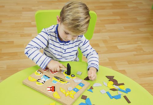 LENA, LENA® Hammerspiel BAUSTELLE in bunt