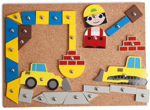 LENA, LENA® Hammerspiel BAUSTELLE in bunt