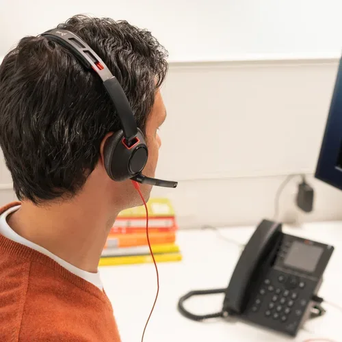 HP Poly, HP Poly Headset Blackwire C5220 Stereo USB- On Ear Headset Stereo Schwarz Noise Cancelling Computer