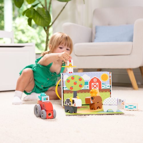 Spin Master, Spin Master Spielbausteine "Melissa & Doug Blockables Bauernhof"