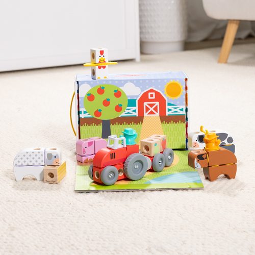 Spin Master, Spin Master Spielbausteine "Melissa & Doug Blockables Bauernhof"