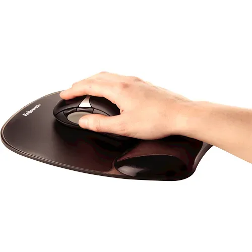 Fellowes, FELLOWES Mausmatte m. Handgelenkauflage 9112101 schwarz