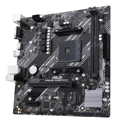 ASUS, Asus PRIME A520M-K Mainboard Sockel (PC) AMD® AM4 Formfaktor (Details) Micro-ATX Mainboard-Chipsatz AMD® A520