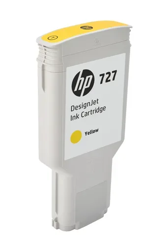 HP, HP H727XLy Druckerpatronen XL yellow - HP No. 727XL y, F9J78A für z.B. HP DesignJet T 1500 ePrinter, HP DesignJet T 1500 ePrinter 36 Inch