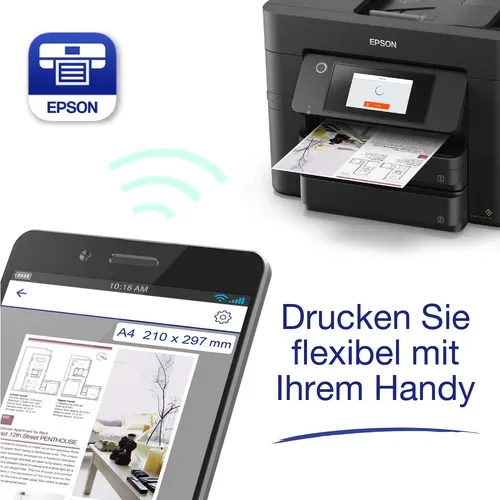 Epson, Epson - WorkForce Pro WF-4830DTWF, Schwarz
