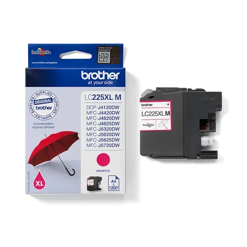 Brother, Brother B225XLM Druckerpatronen XL ma - Brother LC-225XLM für z.B. Brother DCPJ 4120 DW, Brother MFCJ 5320 DW, Brother MFCJ 5620 DW