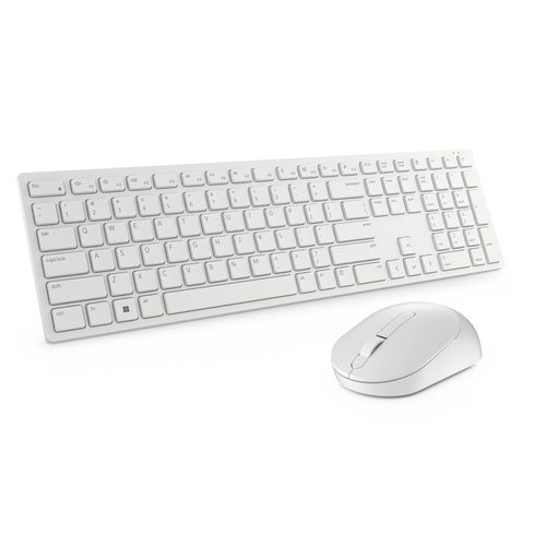 undefined, DELL KM5221W-WH Tastatur RF Wireless QWERTZ Deutsch Weiß
