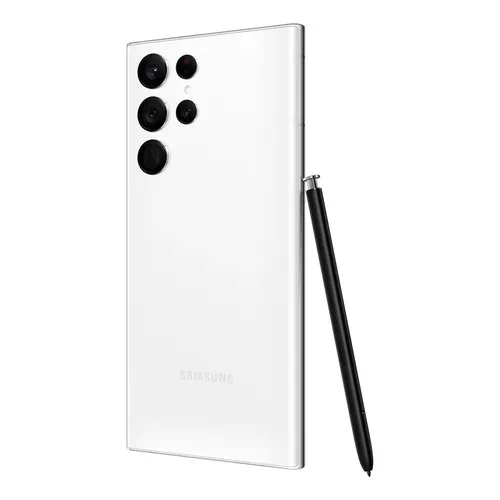 Samsung, Samsung Galaxy S22 Ultra 256GB Phantom White  - guter Zustand mit OVP und Ladekabel (Trade) und S Pen
