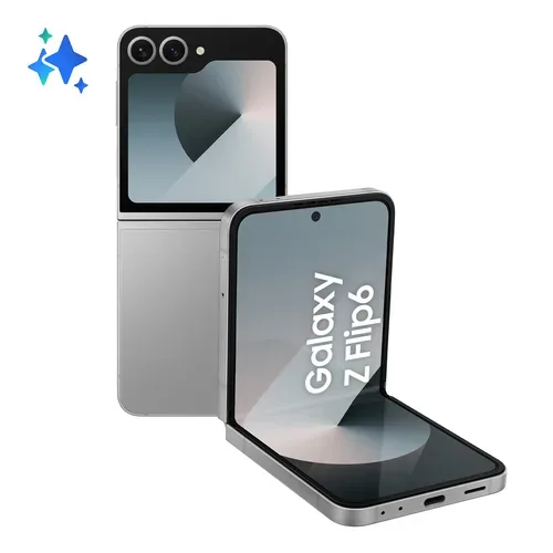 Samsung, SAMSUNG Galaxy Z Flip6 256 GB Silver Shadow Dual SIM