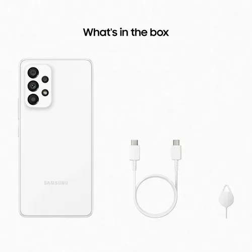 Samsung, Samsung Galaxy A53 128GB Awesome White  - guter Zustand mit Ladekabel (Trade)