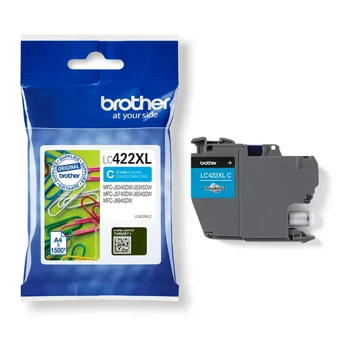 Brother, Brother B422XLC Druckerpatronen XL c - Brother LC-422XLC für z.B. Brother MFCJ 5740 DW, Brother MFCJ 6940 DW, Brother MFCJ 5345 DW