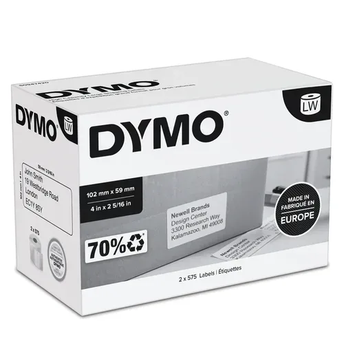 DYMO, Dymo - LW Versand-/Namensschild, Weiss, One Size