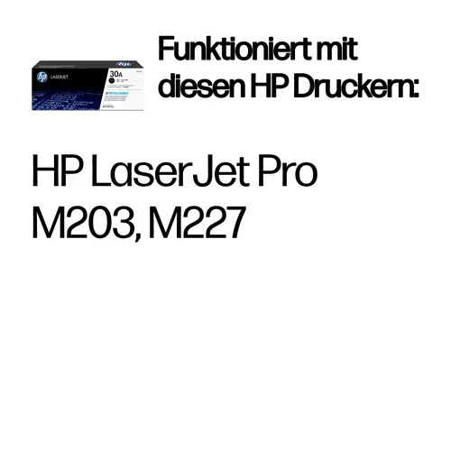 HP, HP H30A Toner schwarz - HP No. 30A, CF230A für z.B. HP LaserJet Pro M 203, HP LaserJet Pro M 203 dn, HP LaserJet Pro M 203 dw