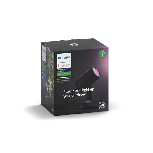 Philips Hue, Philips Hue LED Spot Lily Mattschwarz 8 W