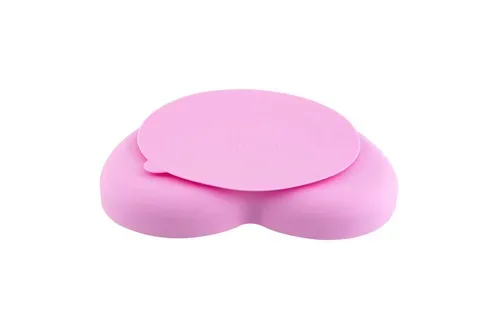 Chicco, Chicco Girl Silikonteller mit Saugfuss 9m+ rosa