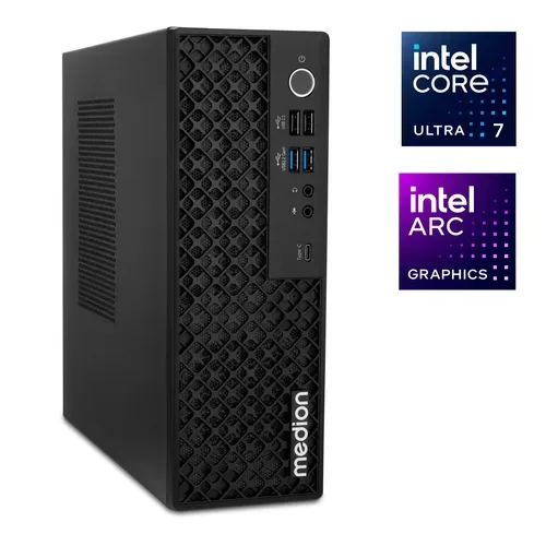 Medion, MEDION Picoworx T80 III Mini PC; Copilot+ PC, Intel® Core? Ultra 7 258V, Windows 11 Pro, 1 TB SSD, 32 GB RAM