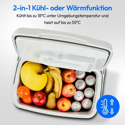 Medion, MEDION LIFE® Thermoelektrische Kühlbox MD 10735, Kühl- und Warmhaltefunktion, 25 L Kapazität, 12V-, 230V- und USB-Anschlüsse zur Stromversorgung