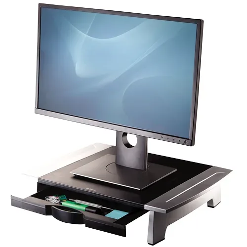 Fellowes, Fellowes Monitorständer Basic Schwarz, Silber