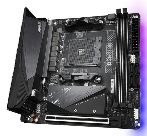 Gigabyte, Gigabyte - B550I Aorus Pro AX (AM4, AMD B550, Mini ITX), Schwarz