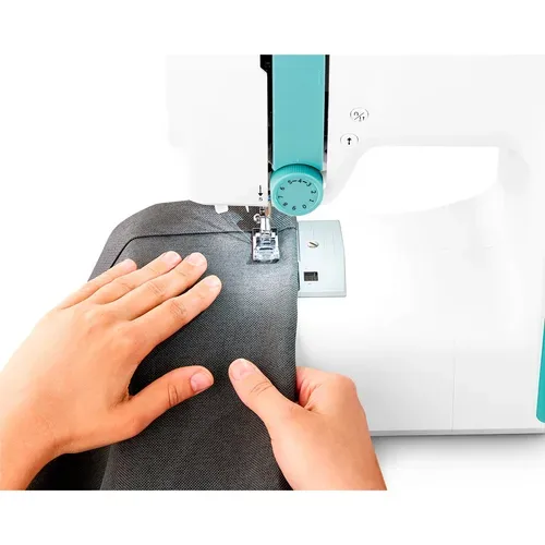 Medion, MEDION LIFE Digitale Nähmaschine SD36 (MD11881) türkis, einstellbare Stichlänge und Stichbreite, 270 Stichmuster, Integriertes Zubehörfach, 36 Watt Motorleistung