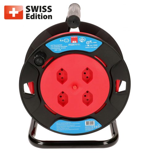 Max Hauri, Max Hauri 138870 Kabelabroller 25.00 m Rot