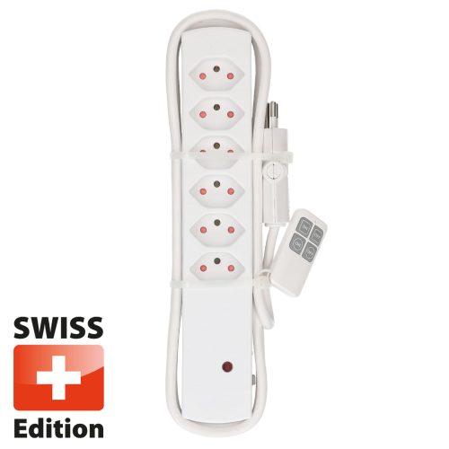 Max Hauri, Max Hauri 166766 Steckdosenleiste Weiß CH-Stecker 1 St.