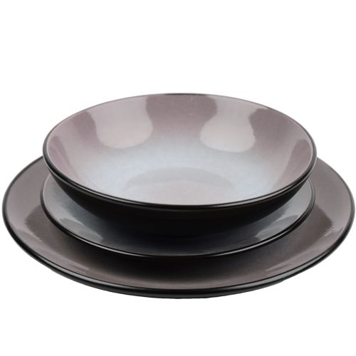 Berlinger Haus, Berlinger Haus - Tellerset 18 teilig taupe, 18 Stück