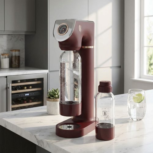Berlinger Haus, Berlinger Haus - Wassersprudler matt bordeaux Leonardo Collection, 42cm