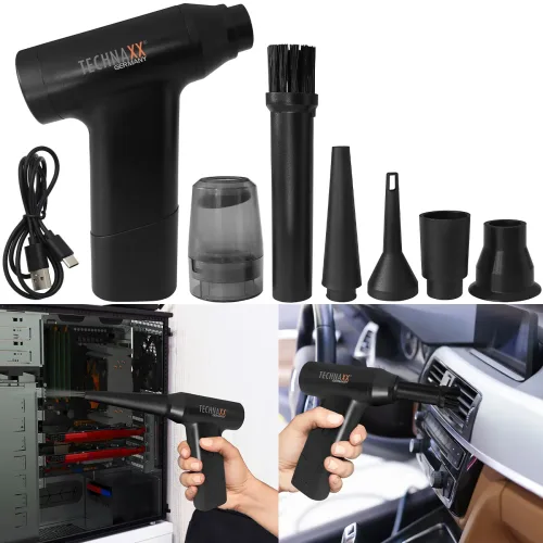 Technaxx, Technaxx 5168 Akku Staubgebläse Schwarz 1 St.