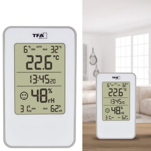 TFA Dostmann, TFA Dostmann Digitales Thermo-Hygrometer Thermo-/Hygrometer Weiß 30.5057.02