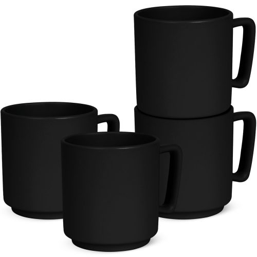 Berlinger, Berlinger - Tassenset Matte Black Collection, One Size, Schwarz