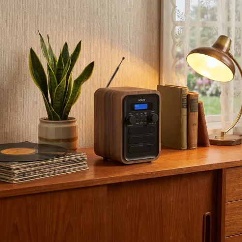 DENVER, Denver DAB-48 Küchenradio UKW, DAB+ Bluetooth® Grau