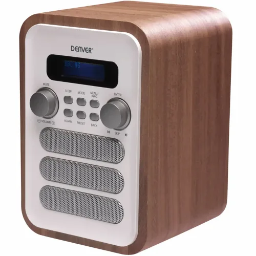 DENVER, Denver DAB-48 Küchenradio UKW, DAB+ Bluetooth® Weiß