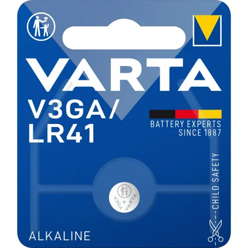 VARTA, Varta Knopfzelle LR41 1.5 V 1 St. Alkali-Mangan V3GA