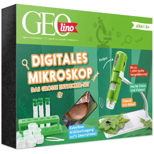 FRANZIS, FRANZIS - GEOlino Digitales Mikroskop, Multicolor