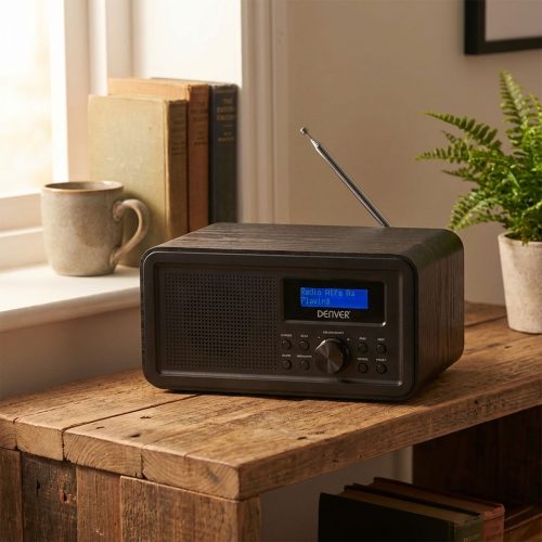 DENVER, Denver DAB-30B Tischradio DAB, DAB+, FM DAB+ Weckfunktion Schwarz