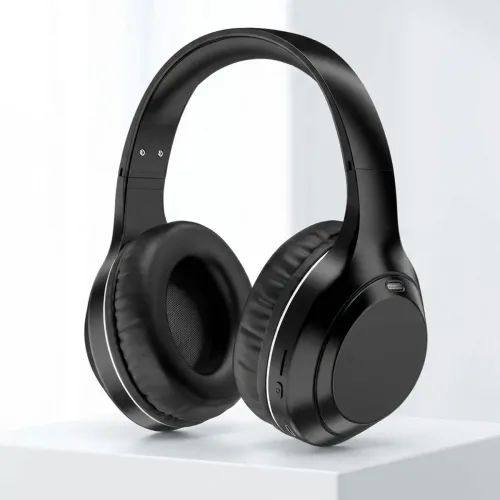 DENVER, Denver BTN-211 Over Ear Headset Bluetooth® Schwarz Noise Cancelling Headset Handy