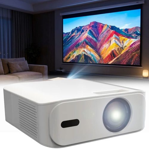 DENVER, Denver Beamer PR-4300 LCD 400 ANSI-Lumen 2560 x 1440 WQHD Integrierter Lautsprecher, mit Fernbedienung