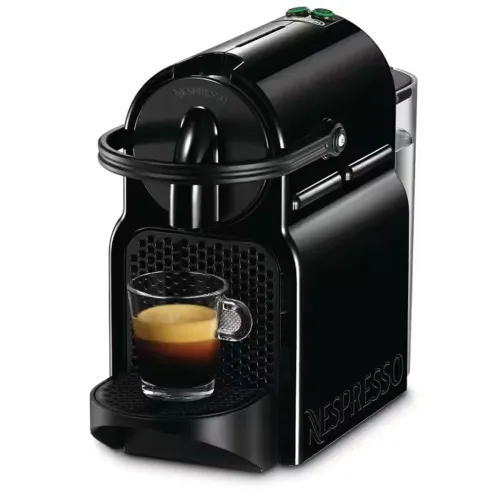 De'Longhi, DeLonghi Kapselmaschine "Inissia EN 80.B von DeLonghi, Black" inkl. Willkommenspaket mit 7 Kapseln